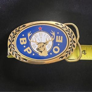 Elks BPOE belt buckle